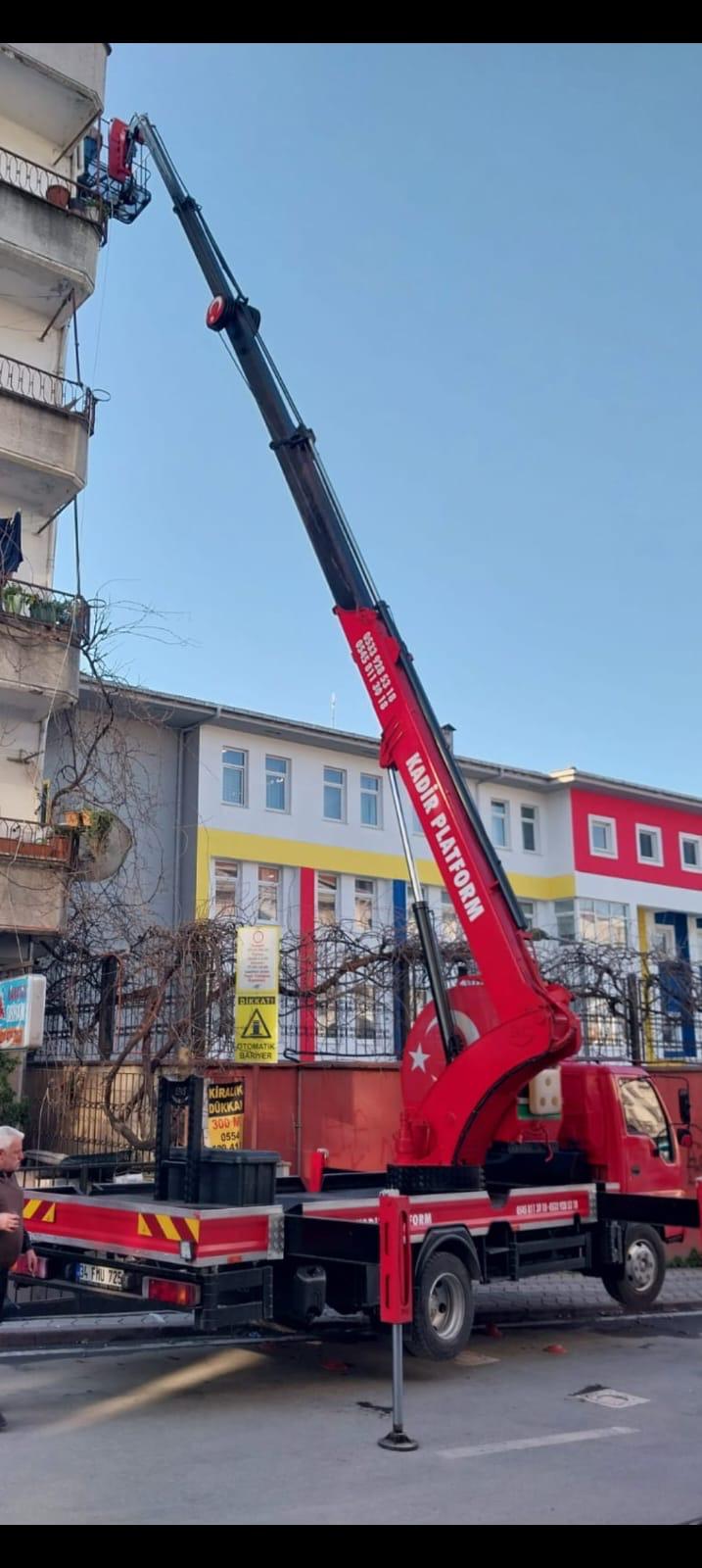 İstanbul sepetli vinç hizmeti